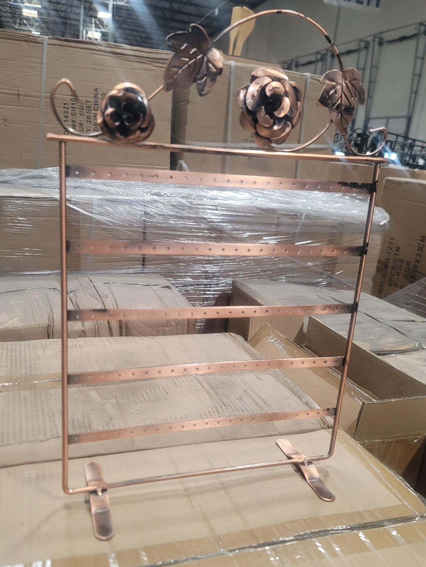 LOT - PALLET OF (52) EARRING DISPLAY, (13 CASES/4 PER CASE)