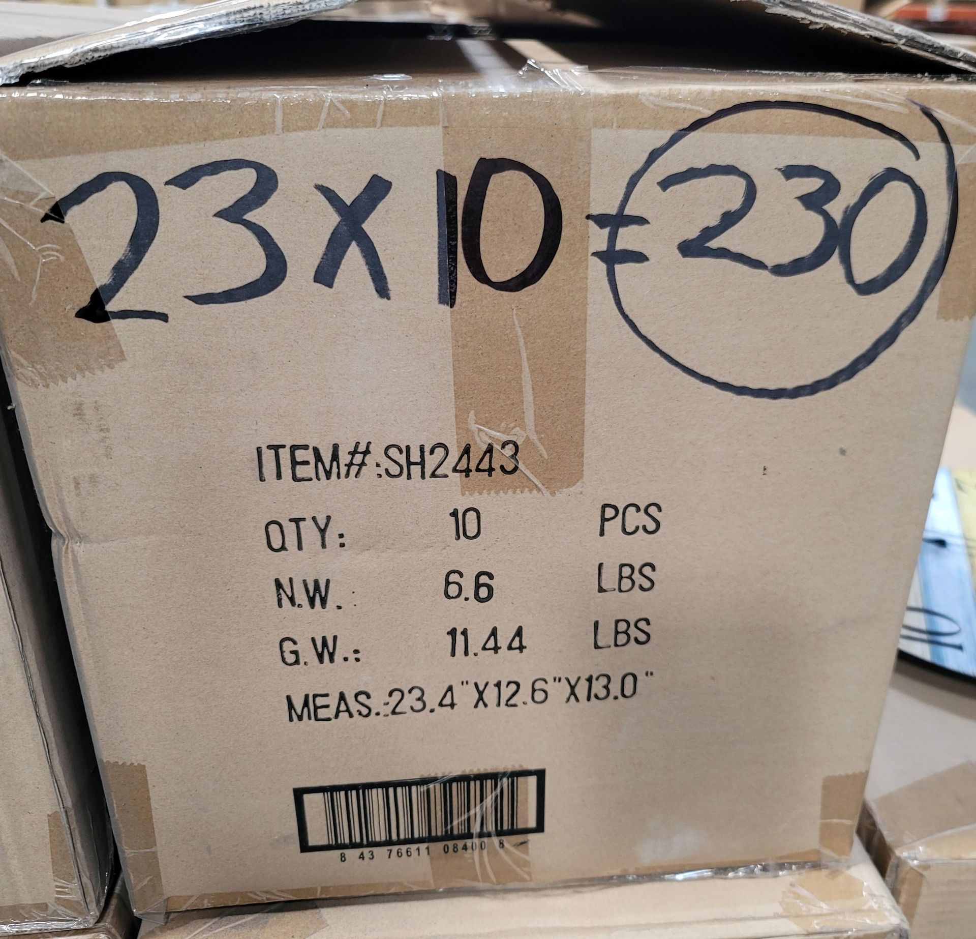 LOT - PALLET OF (230) 12" WALL CLOCK, BATTERY OPERATED, (23 CASES/10 PER CASE) - Image 2 of 3