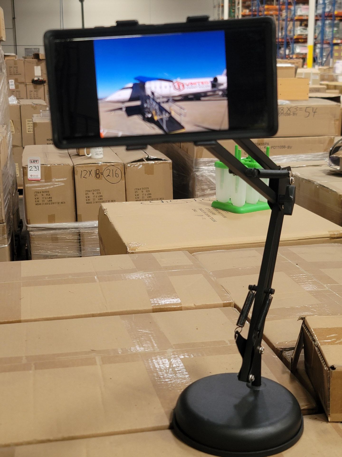 LOT - PALLET OF (300) ADJUSTABLE CELL PHONE HOLDER, (30 CASES/10 PER CASE) - Image 3 of 6