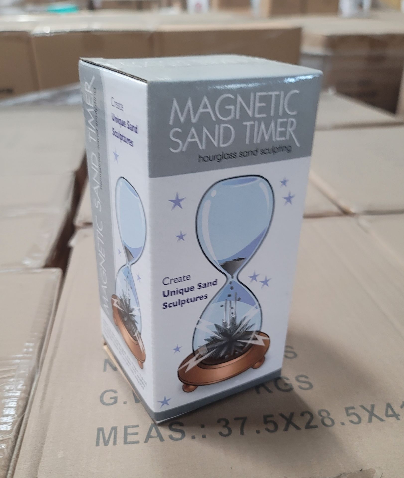 LOT - PALLET OF (720) MAGNETIC HOURGLASS SAND TIMER, (30 CASES/24 PER CASE)