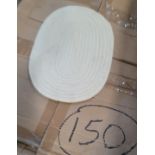 LOT - MIXED PALLET OF (150) OVAL HOT PAD, (1 CASE/150 PER CASE); (71) KNSTAR AM/FM RADIO, MODEL K-