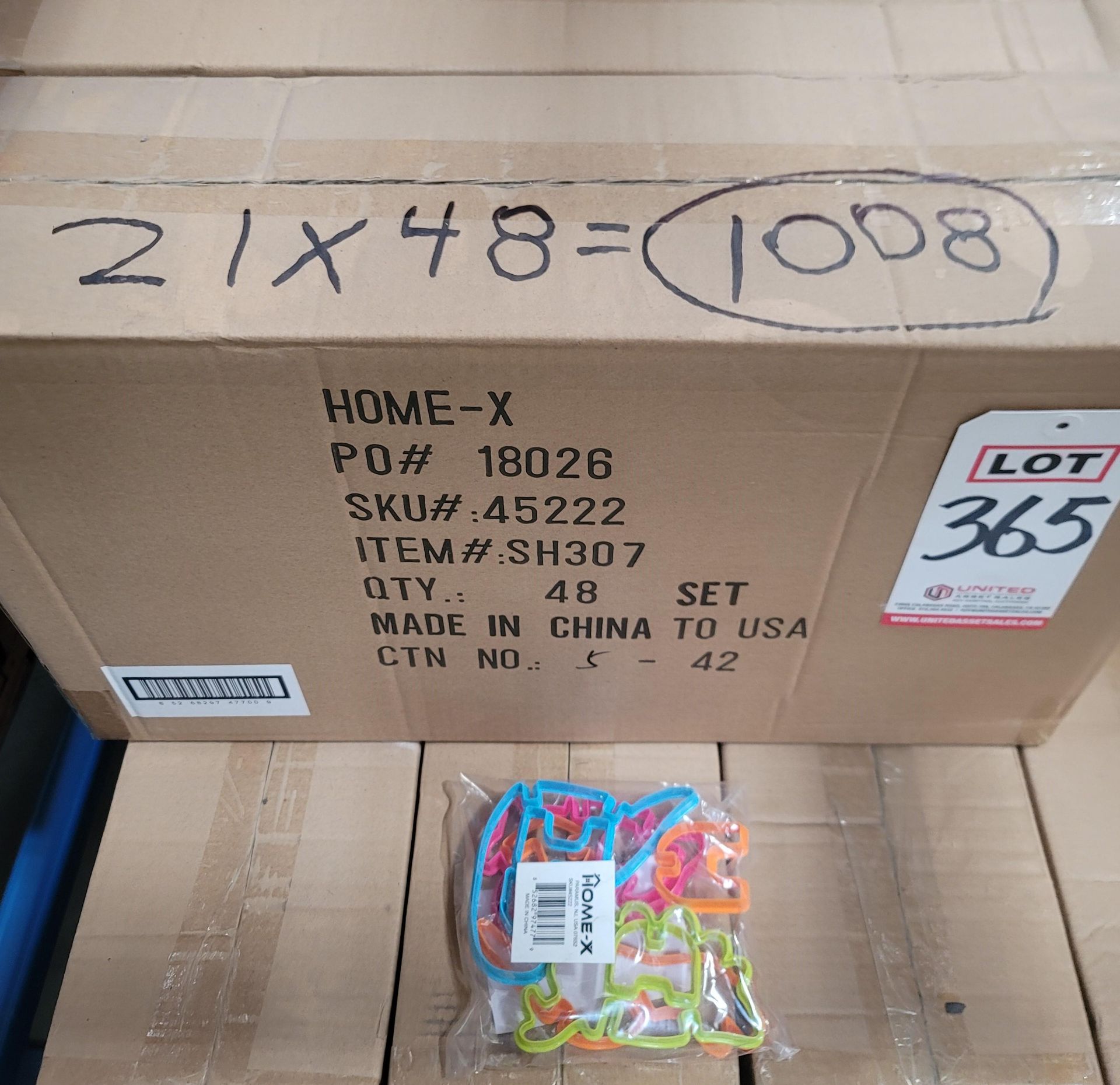LOT - PALLET OF (1,008) BAGGED SETS OF COOKIE CUTTERS, (21 CASES/48 PER CASE) - Image 2 of 3