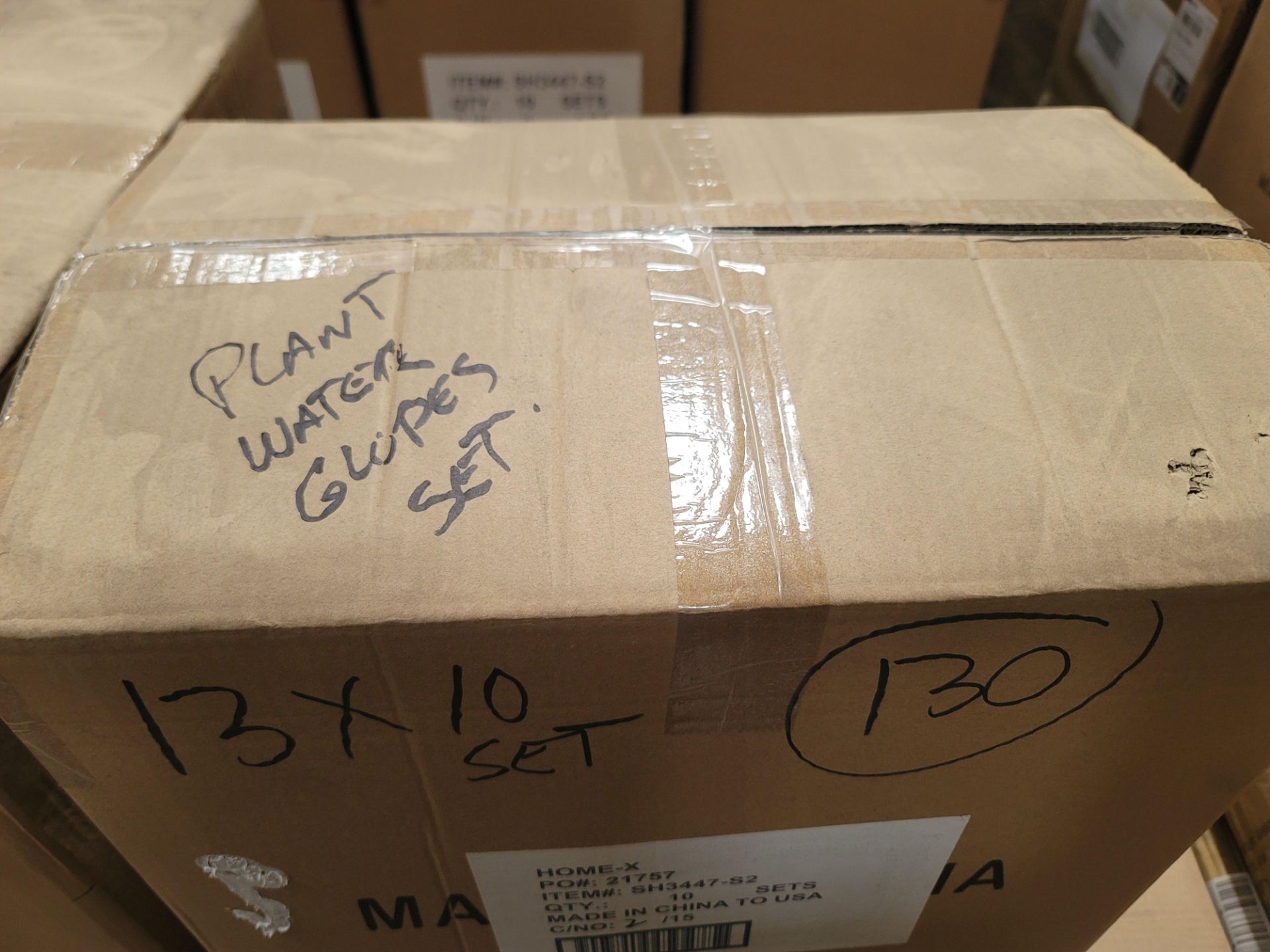 LOT - PALLET OF (130) 2-PC GLASS PLANT WATERING GLOBES, (13 CASES/10 PER CASE) - Image 2 of 4