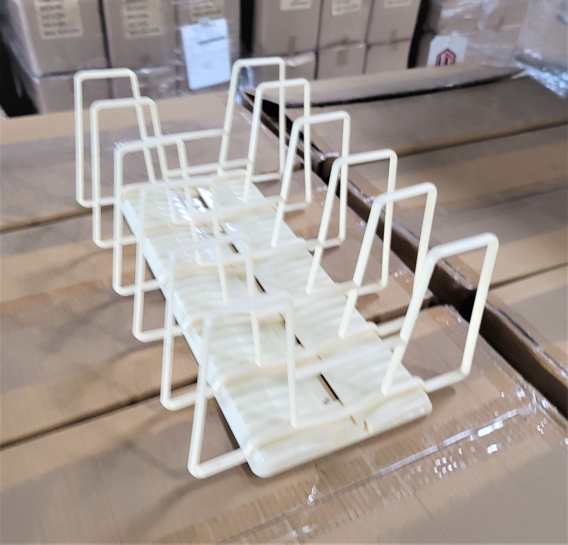 LOT - PALLET OF (288) ADJUSTABLE DISH DRYING RACK, (24 CASES/12 PER CASE)