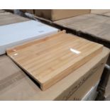 LOT - PALLET OF (288) WOOD REVERSIBLE CUTTING BOARD, (24 CASES/12 PER CASE)