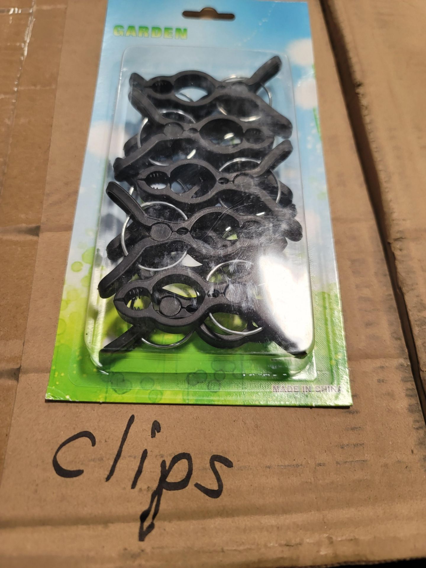 LOT - PALLET OF (2,350) 10-PC GARDEN CLIPS, (47 CASES/50 PER CASE)