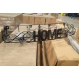 LOT - PALLET OF (24) "HOME" HANGING WALL SHELF, (6 CASES/4 PER CASE)