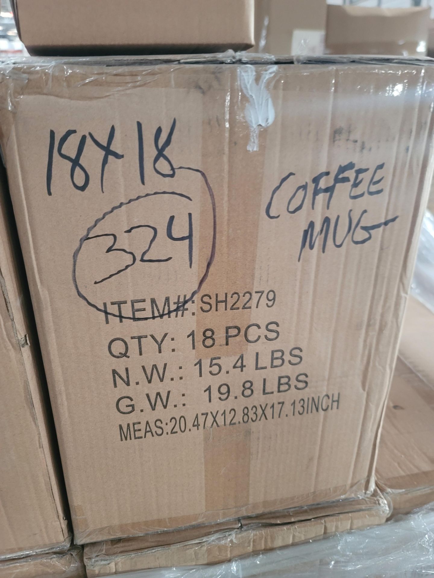 LOT - PALLET OF (324) "I SURVIVED ANOTHER MEETING" CERAMIC COFFEE MUG, (18 CASES/18 PER CASE) - Image 2 of 3