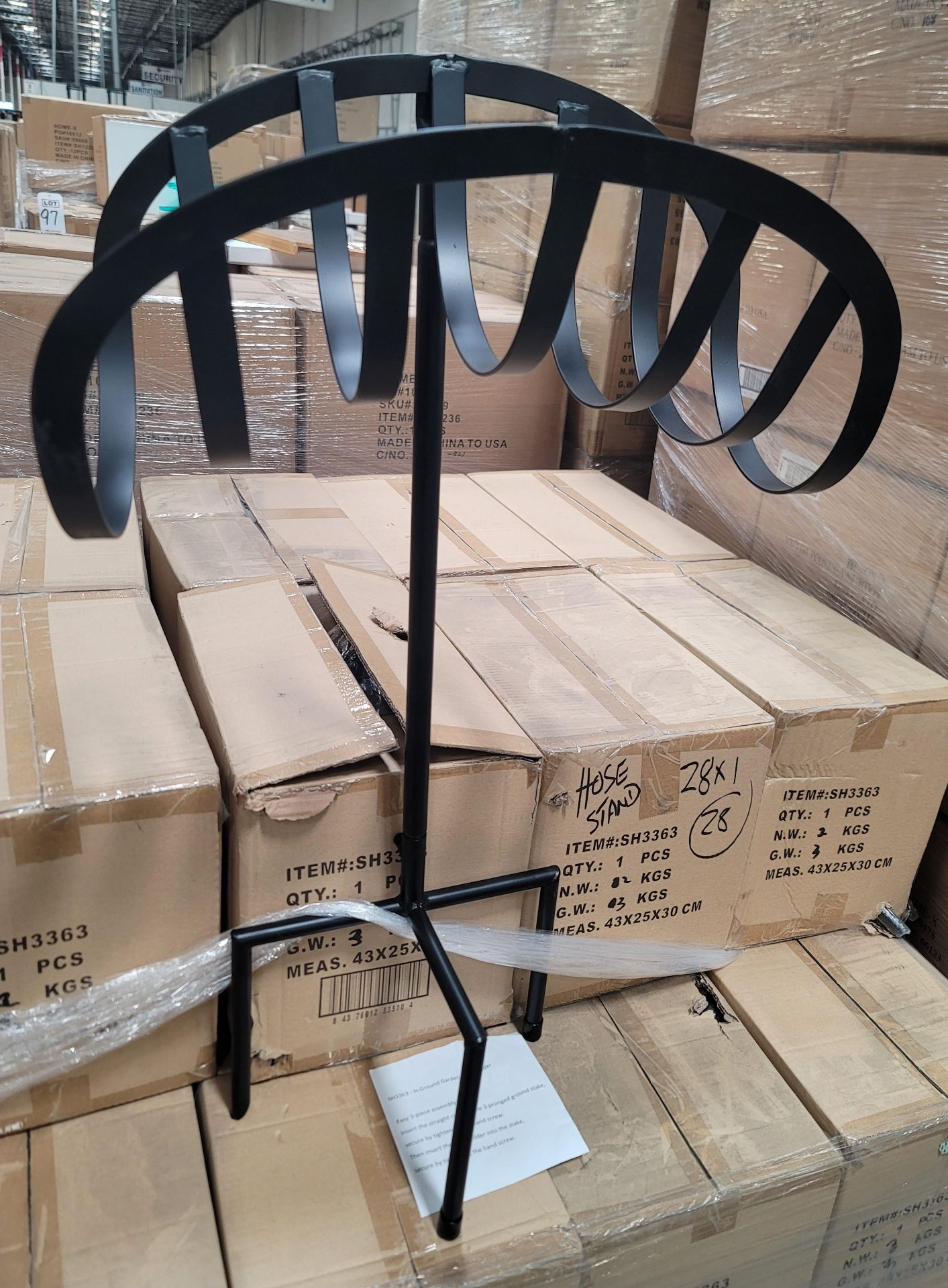 LOT - PALLET OF (84) IN-GROUND GARDEN HOSE STAND, (84 CASES/1 PER CASE)