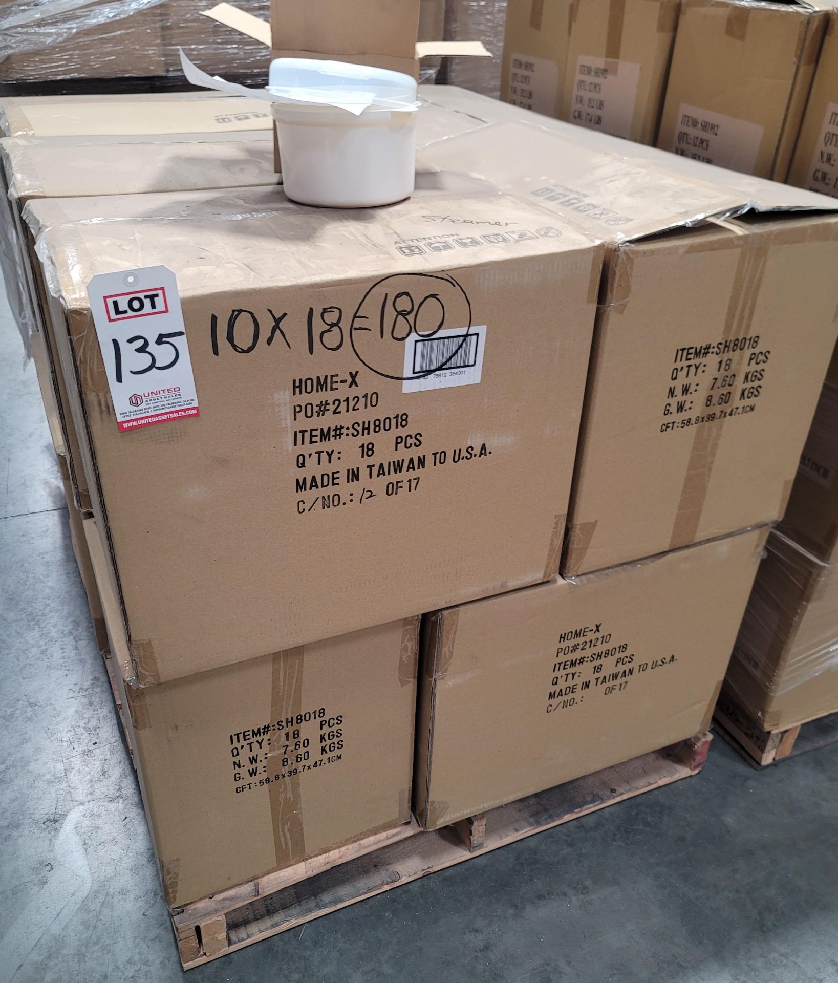 LOT - PALLET OF (180) MICROWAVE DEEP STEAMER, (10 CASES/18 PER CASE) - Image 4 of 4