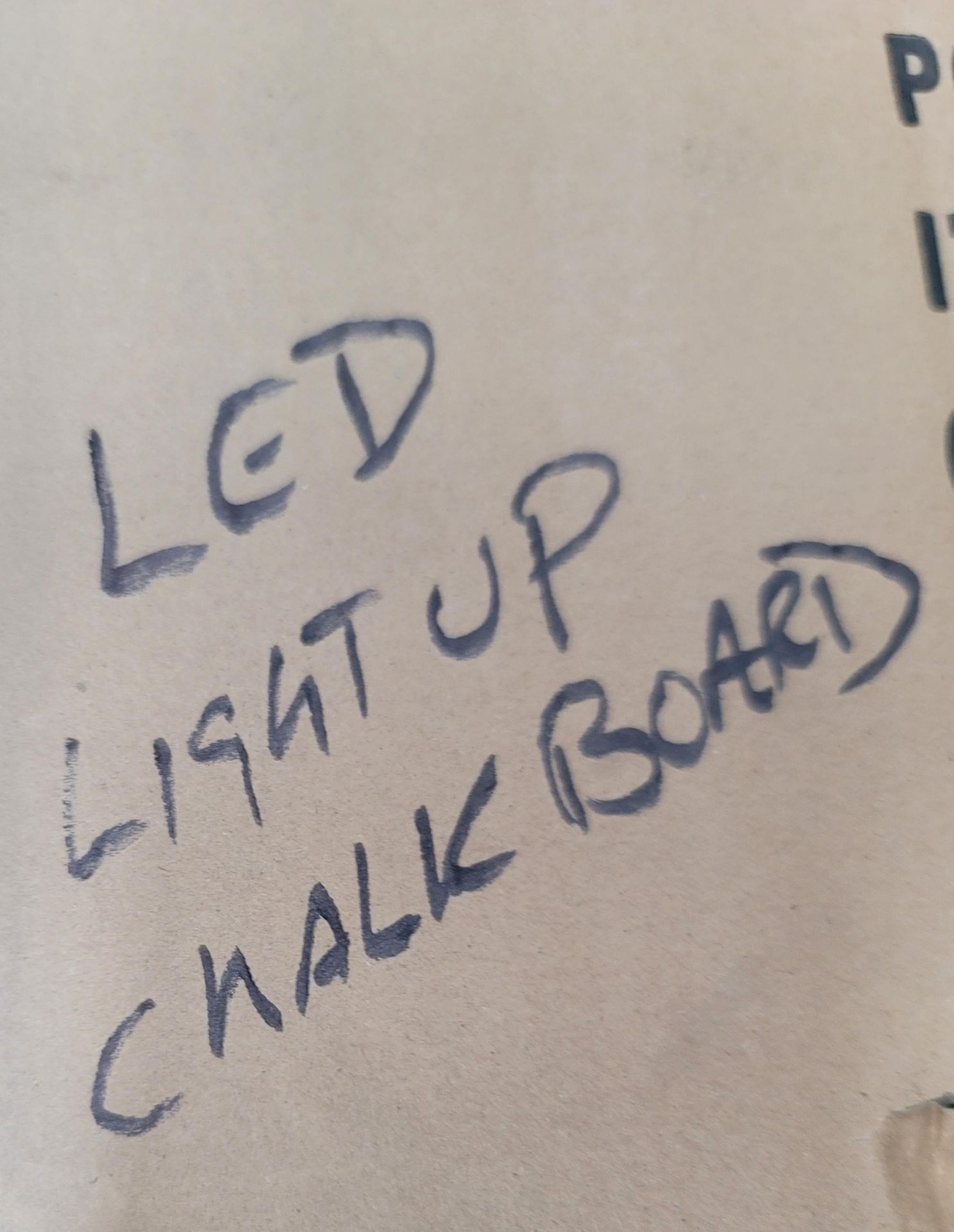 LOT - PALLET OF (33) "TO DO LIST" CHALKBOARD W/ LED, (33 CASES/1 PER CASE) - Image 2 of 5