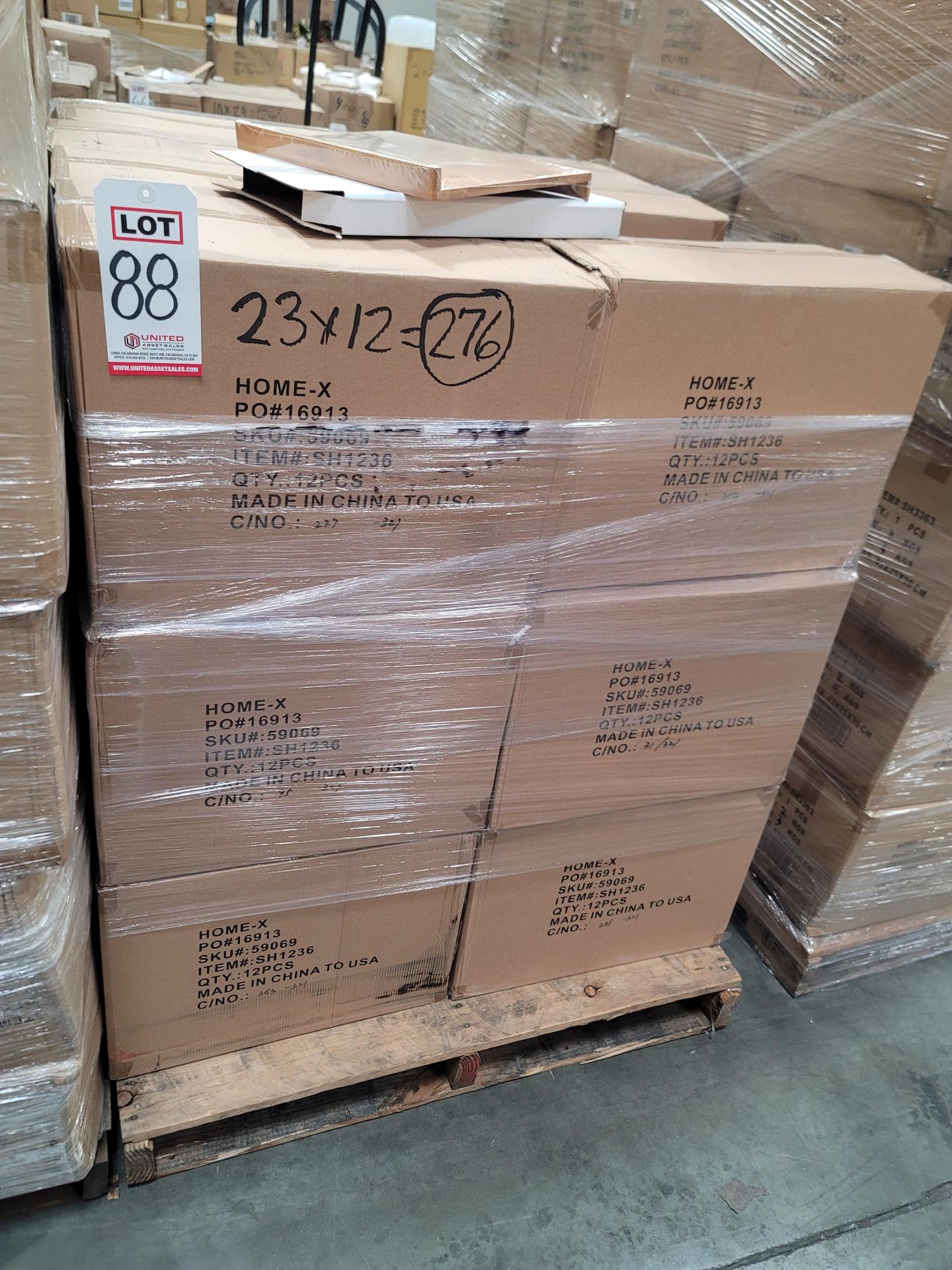 LOT - PALLET OF (276) WOOD REVERSIBLE CUTTING BOARD, (14" X 9", (23 CASES/12 PER CASE) - Image 3 of 3