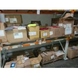 LOT - CONTENTS ONLY OF (2) 8' X 42" SECTIONS OF PALLET RACK, TO INCLUDE: OPEN-CASE, ASSORTED GENERAL
