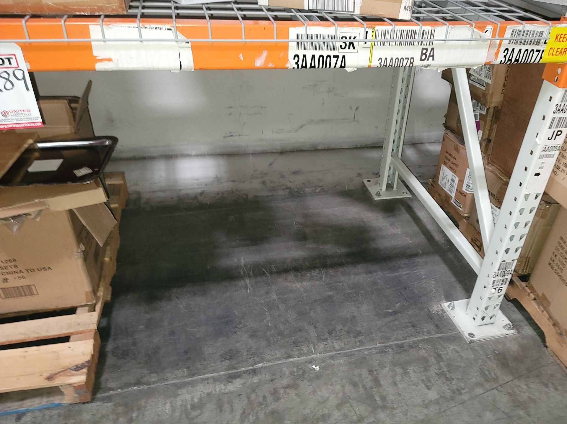 LOT - CONTENTS ONLY OF (2) 8' X 42" SECTIONS OF PALLET RACK, TO INCLUDE: OPEN-CASE, ASSORTED GENERAL - Image 4 of 5