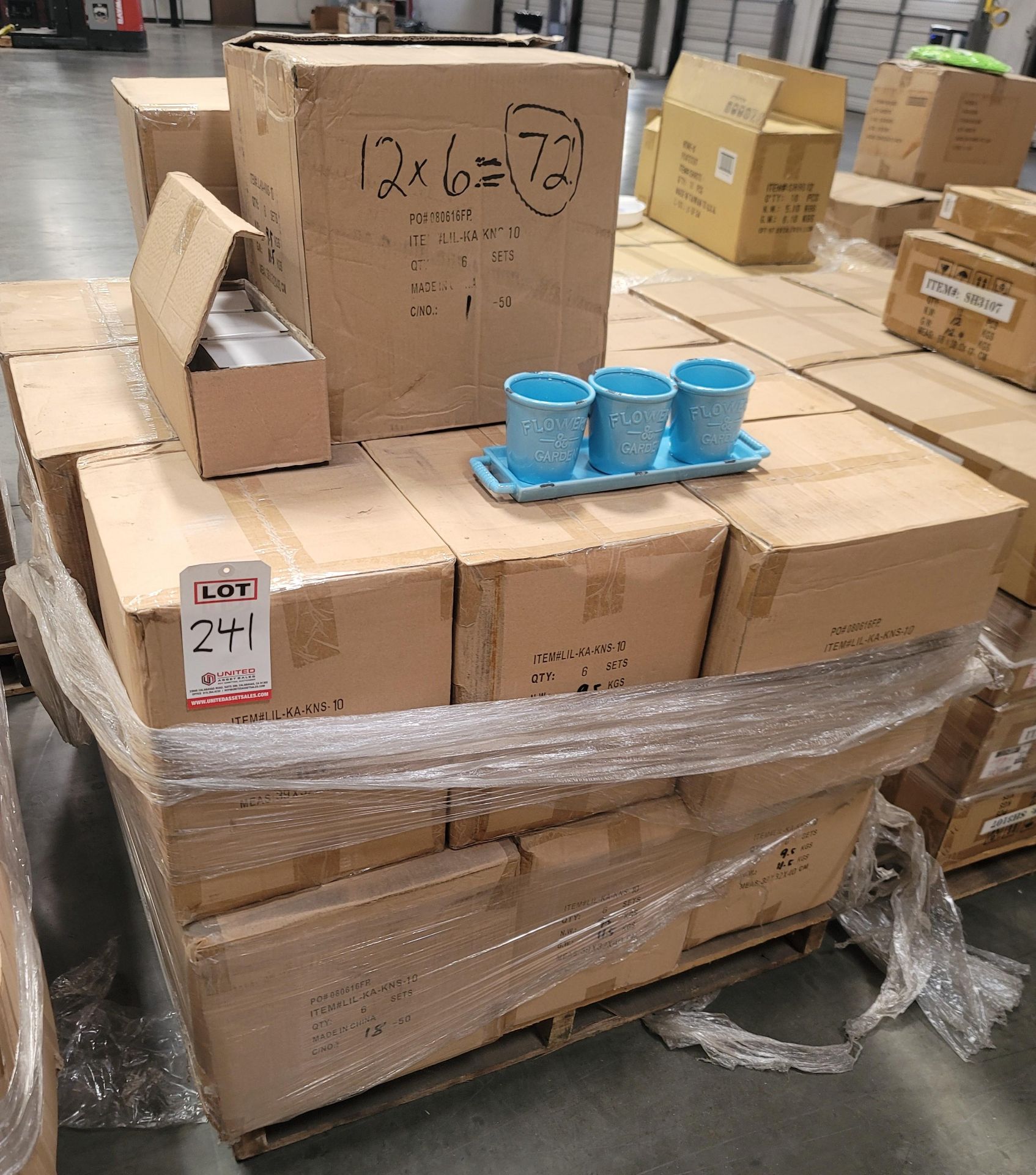 LOT - PALLET OF (72) 4-PC PLANTER SET, (12 CASES/6 SETS PER CASE) - Bild 4 aus 4