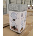 LOT - PALLET OF (720) MAGNETIC HOURGLASS SAND TIMER, (30 CASES/24 PER CASE)