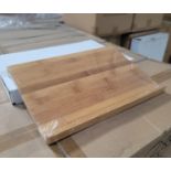 LOT - PALLET OF (288) WOOD REVERSIBLE CUTTING BOARD, (24 CASES/12 PER CASE)