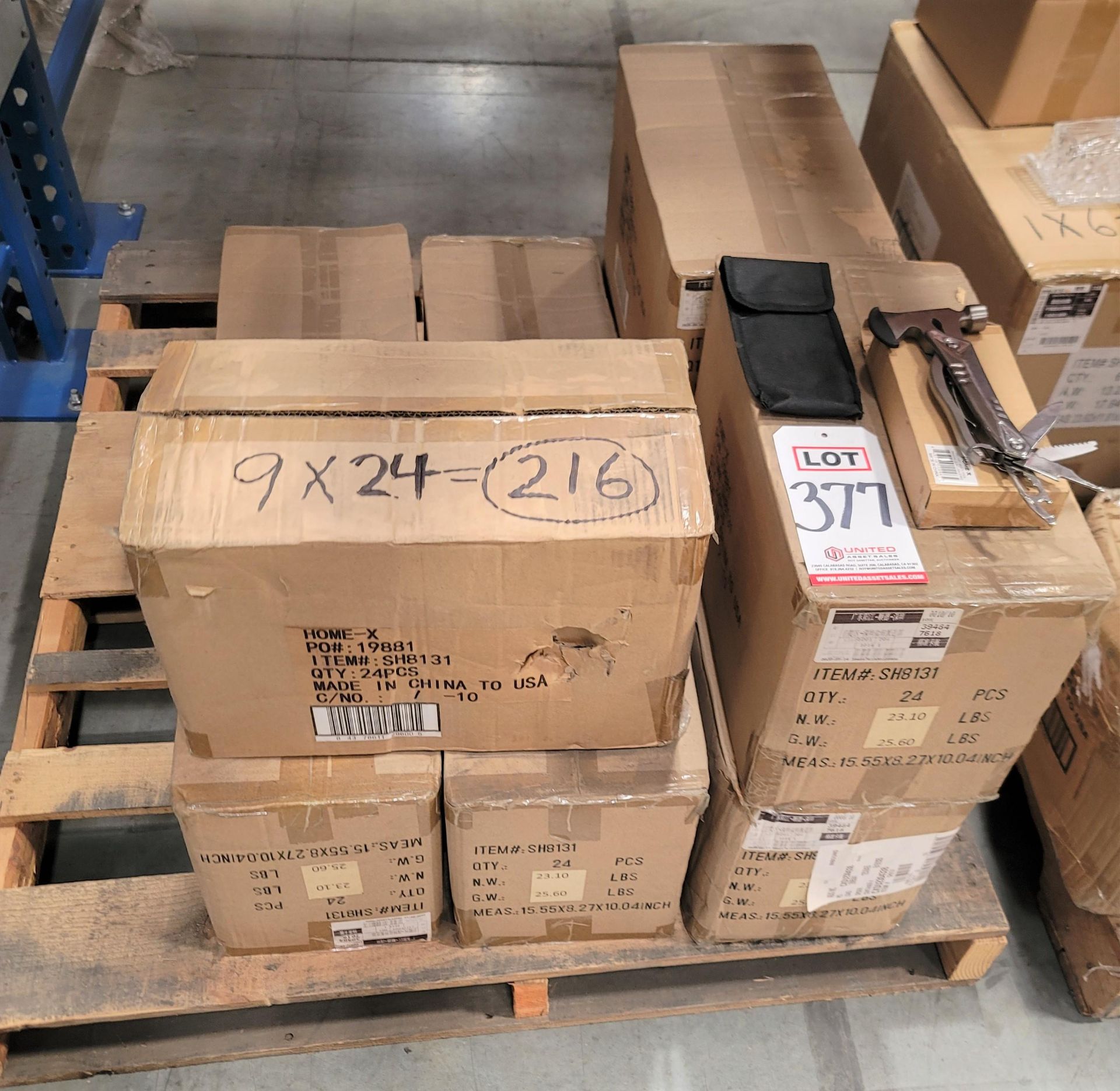 LOT - PALLET OF (216) MULTI TOOL, (9 CASES/24 PER CASE) - Image 4 of 4