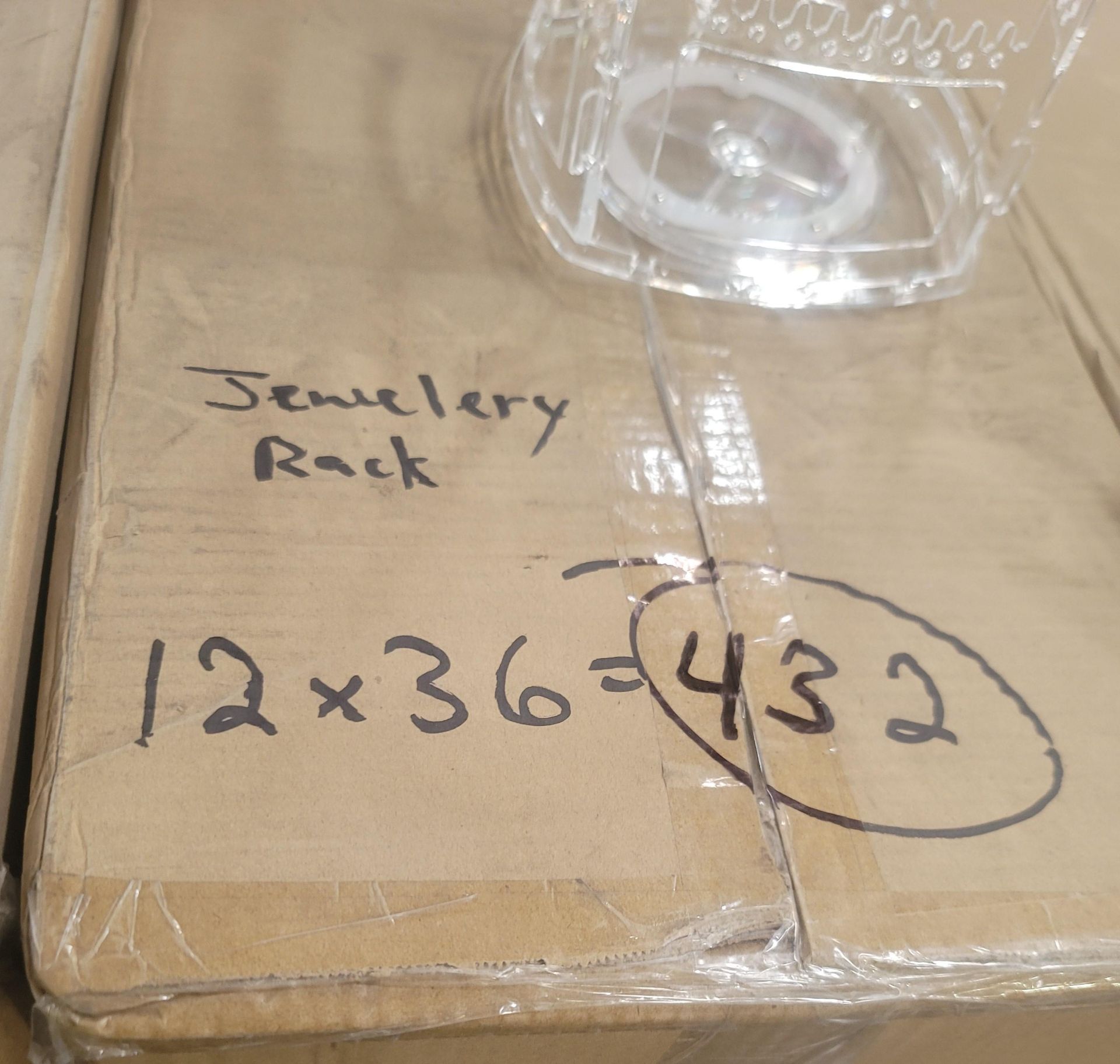 LOT - PALLET OF (432) JEWELRY DISPLAY CAROUSEL, (12 CASES/36 PER CASE) - Image 2 of 4