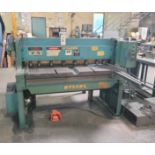 WYSONG 52" POWER SHEAR, MODEL 1252-HD, 10 GAGE X 4' CAPACITY, MECHANICAL, SQUARING ARM, S/N P13-