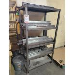 METAL SHELF UNIT, 36" X 24" X 5-1/2' HT, CONTENTS NOT INCLUDED
