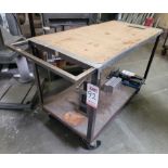 SHOP CART, 4' X 2' X 36", CONTENTS NOT INCLUDED