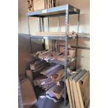METAL SHELF UNIT, 3' X 18" X 6' HT, CONTENTS NOT INCLUDED
