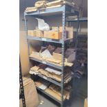 METAL SHELF UNIT, 3' X 18" X 6' HT, CONTENTS NOT INCLUDED