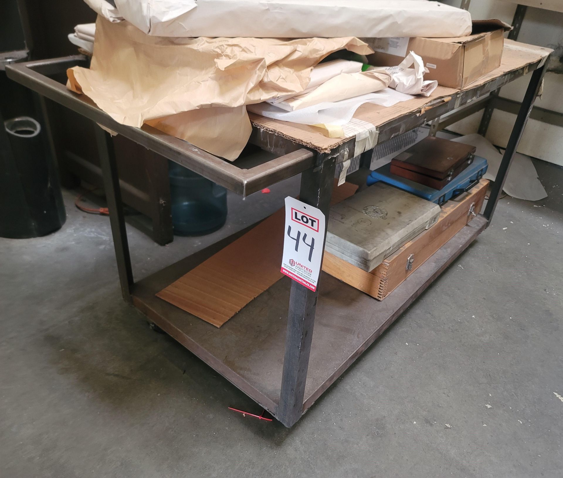 SHOP CART, 55" X 24", CONTENTS NOT INCLUDED