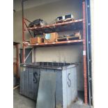 LOT - (1) SECTION OF PALLET RACKING, 8' X 3' X 12' HT, CONTENTS NOT INCLUDED