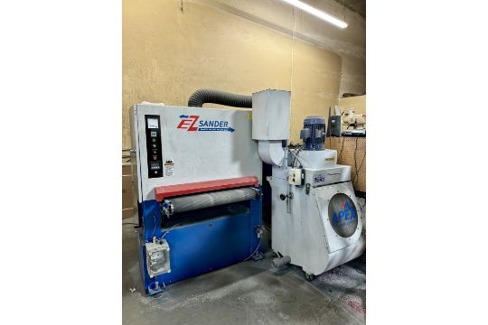 2017 APEX EZ SANDER, SINGLE HEAD 37" WIDE BELT SANDER, MODEL EZ3760M460-3, 460V, 3-PHASE, S/N - Image 1 of 14