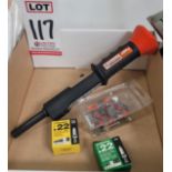 LOT - RAMSET POWDER ACTUATED TOOL W/ LOADS & FASTENERS