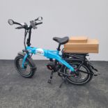 URB-E ELECTRIC DELIVERY BIKE, NEW, 750W MID DRIVE MOTOR, SINGLE SPEED, THUMB THROTTLE WITH PEDAL