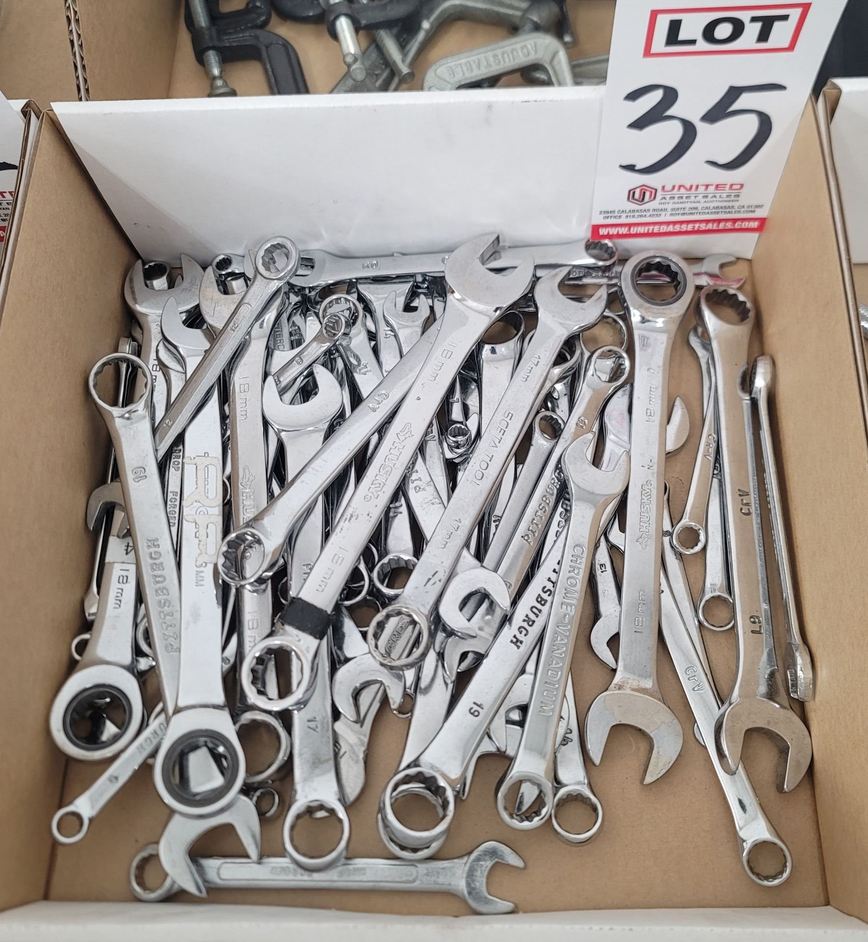 LOT - COMBINATION WRENCHES, METRIC