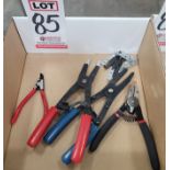 LOT - SNAP RING PLIERS