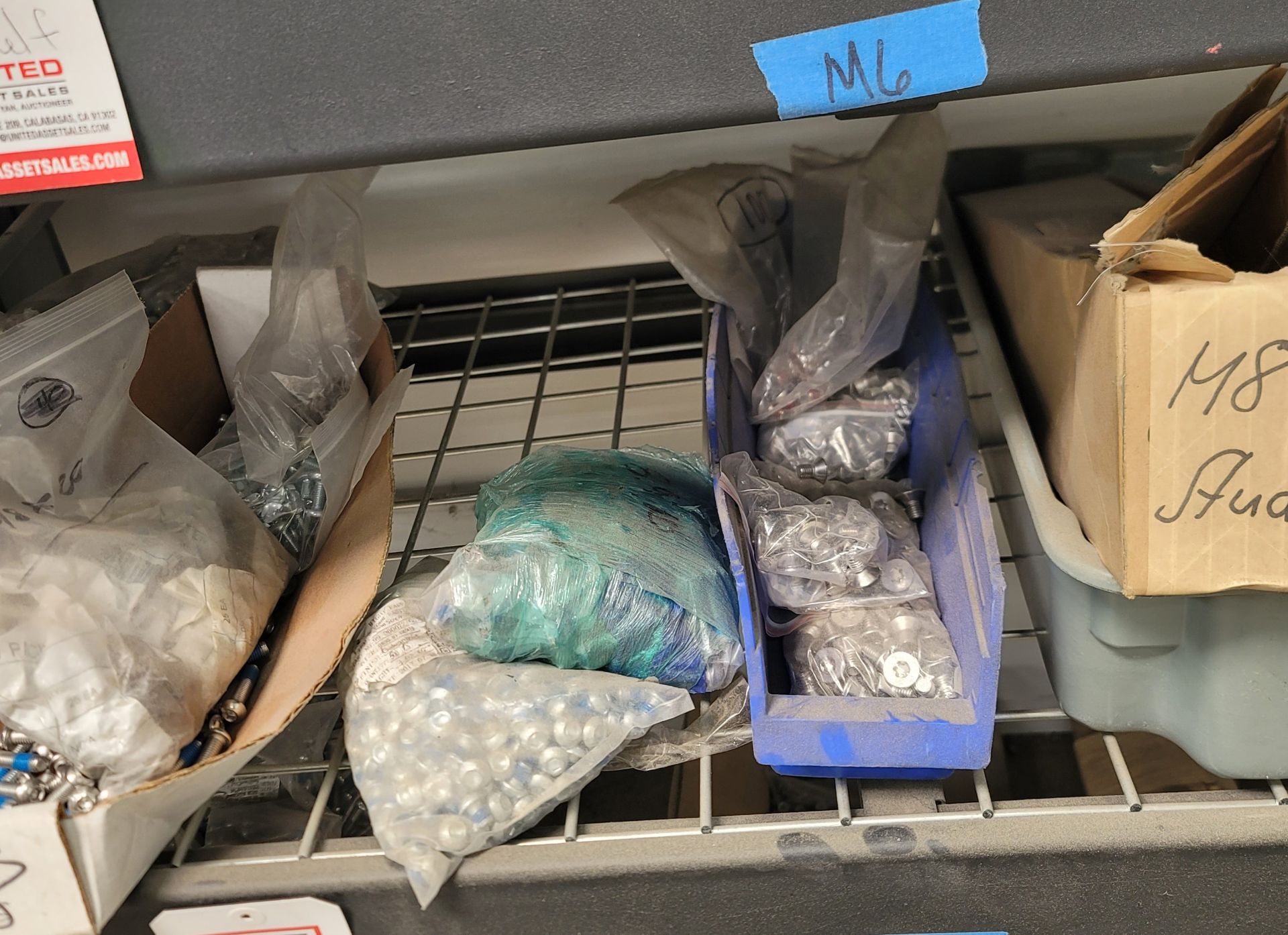 LOT - CONTENTS OF (1) SHELF, TO INCLUDE: MISC. FASTENERS, SCREWS, BOLTS - Image 2 of 3