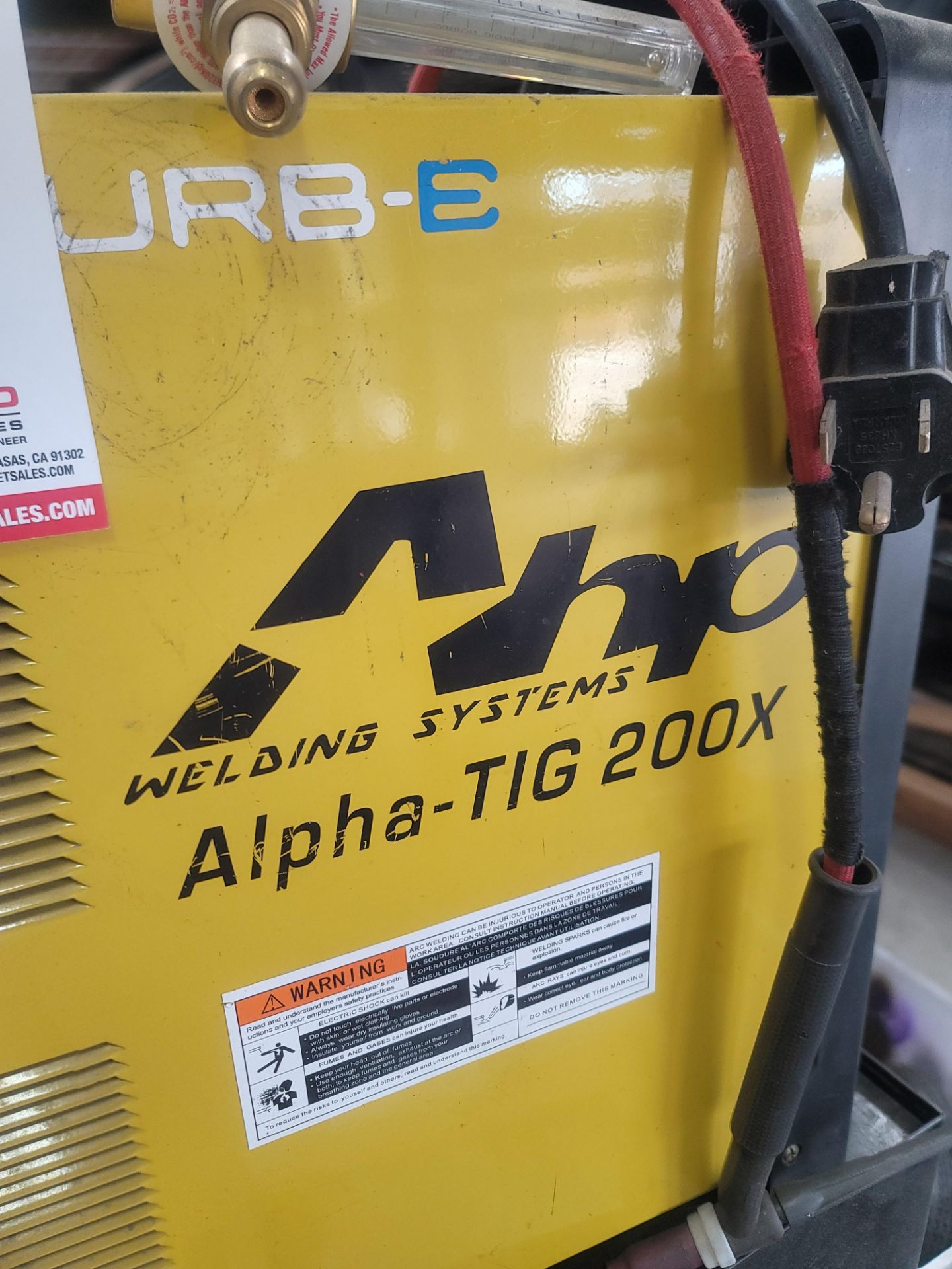 AHP ALPHA-TIG 200X TIG WELDER, W/ CART AND ACCESSORIES, S/N 31604220254 - Image 3 of 5