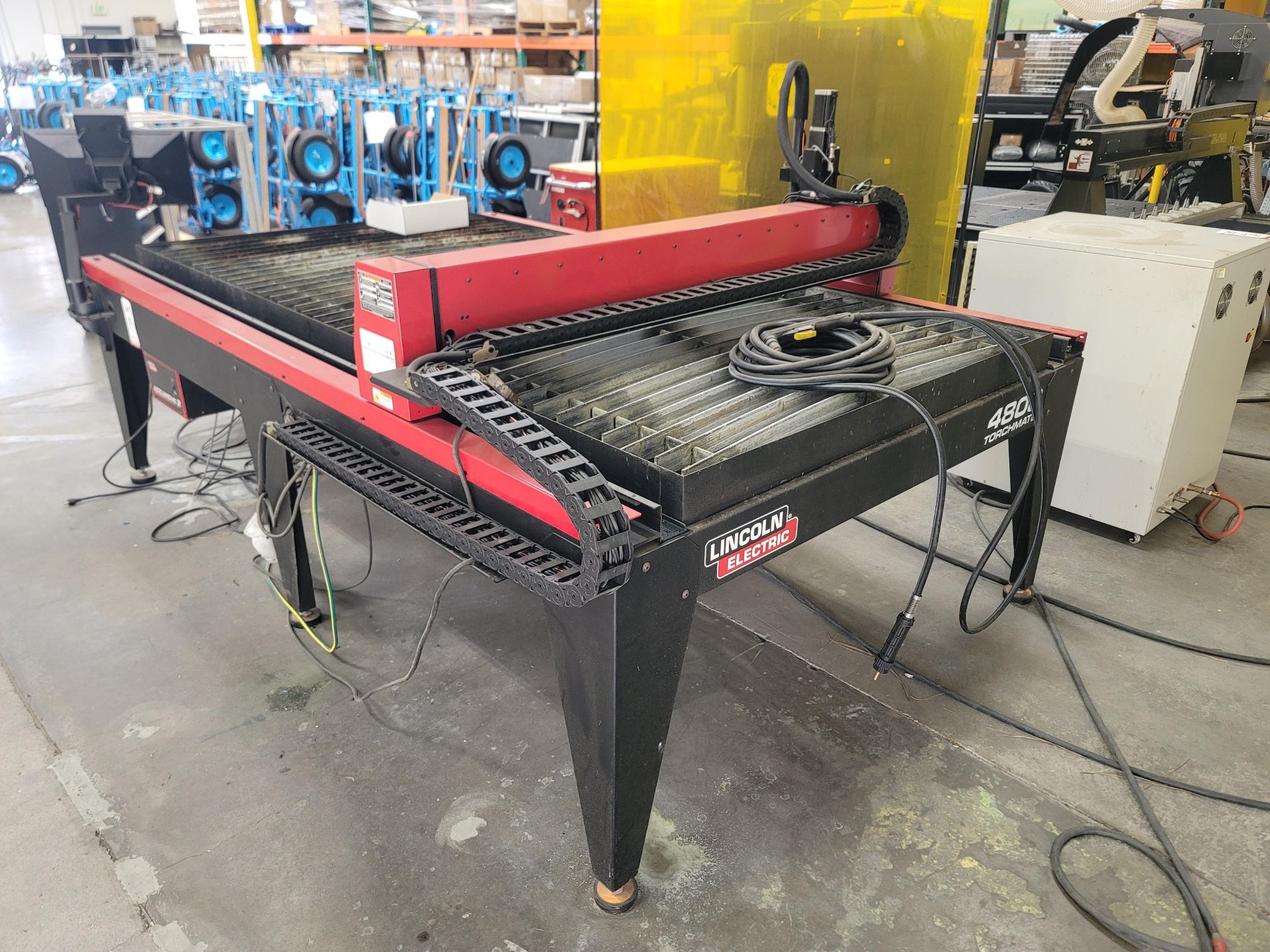 2021 LINCOLN ELECTRIC TORCHMATE 4800 CNC PLASMA CUTTING MACHINE, 4' X 8' TABLE, LC100M PLASMA TORCH, - Image 3 of 10