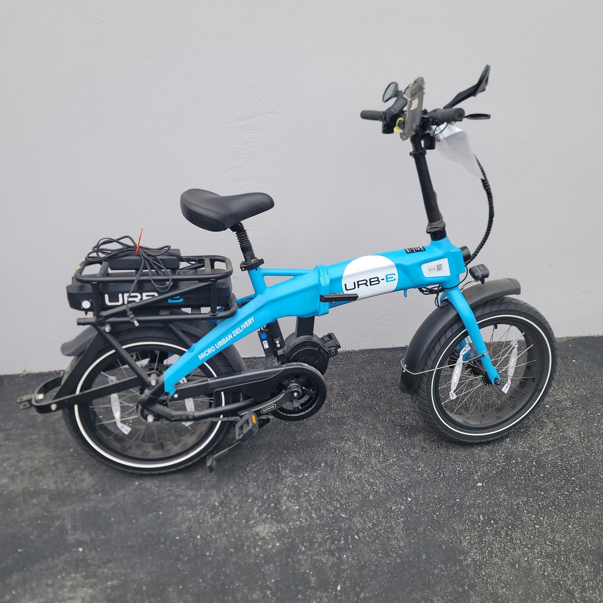 URB-E ELECTRIC DELIVERY BIKE, USED, 750W MID DRIVE MOTOR, SINGLE SPEED, THUMB THROTTLE WITH PEDAL - Bild 2 aus 4