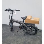 URB-E ELECTRIC DELIVERY BIKE, NEW, 750W MID DRIVE MOTOR, SINGLE SPEED, THUMB THROTTLE WITH PEDAL