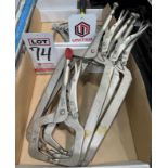 LOT - ASSORTED LOCKING C CLAMPS