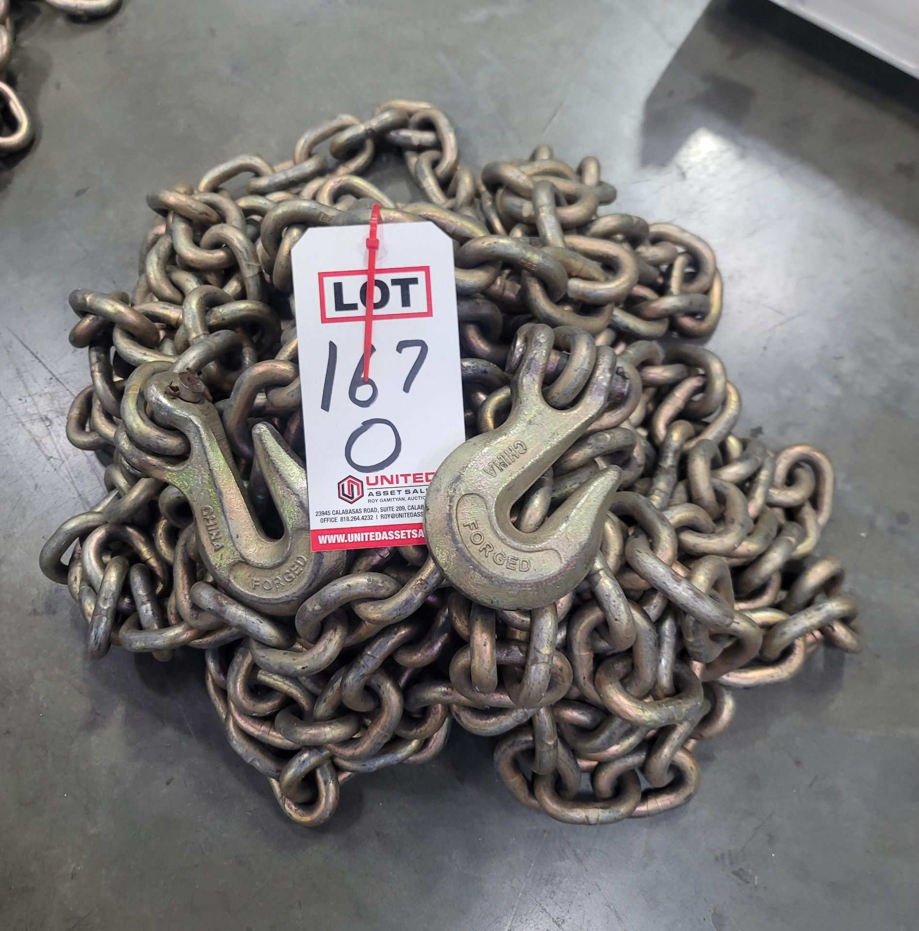 HEAVY WELDED LIFTING CHAIN