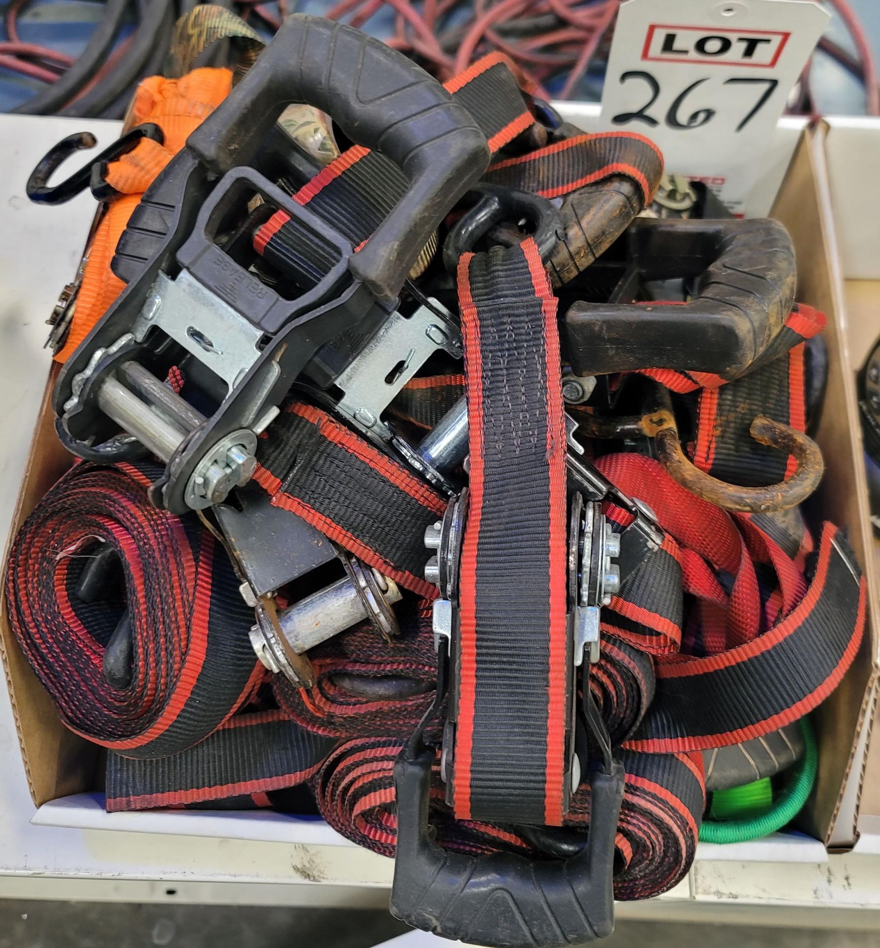 LOT - RATCHET STRAP TIE DOWNS