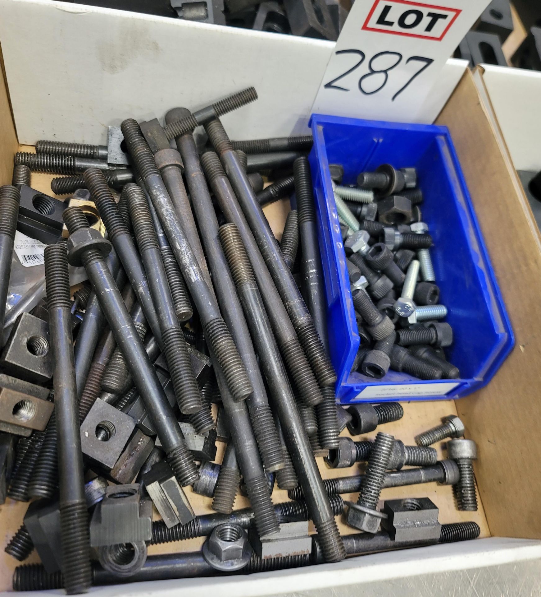LOT - T-NUTS AND HOLD DOWN BOLTS