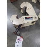 JET 3-TON BEAM CLAMP, MODEL JBC-3, FLANGE WIDTH: 3.94"-9.84"