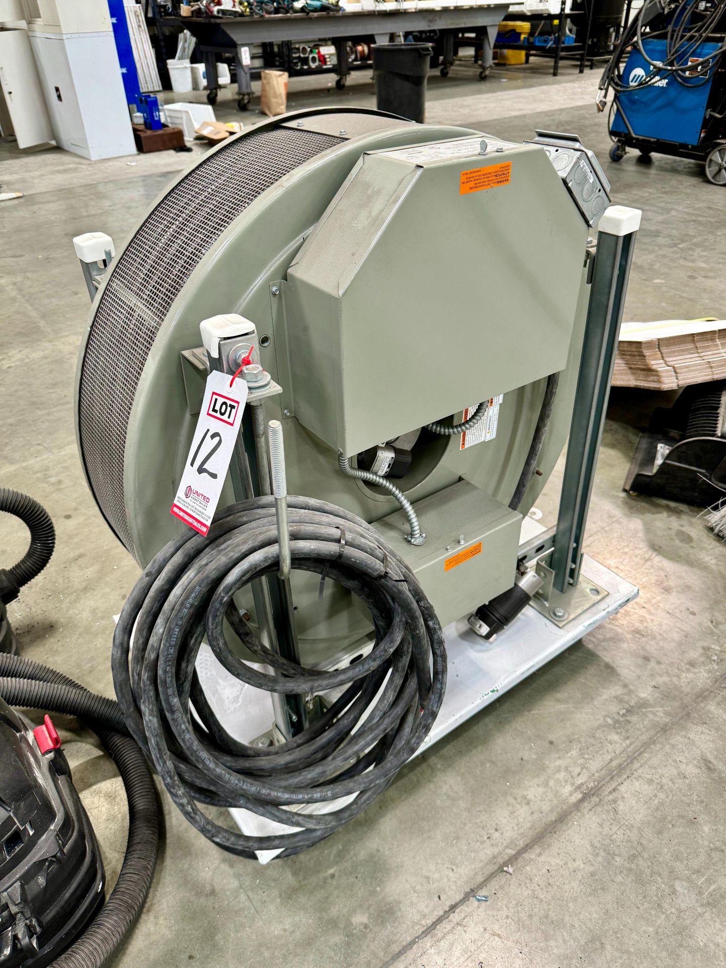 MODINE ELECTRICAL HEATER, MODEL PTE500C 3301, 171,000 BTUH, PORTABLE, S/N 1501CB0520-5127 - Image 3 of 4
