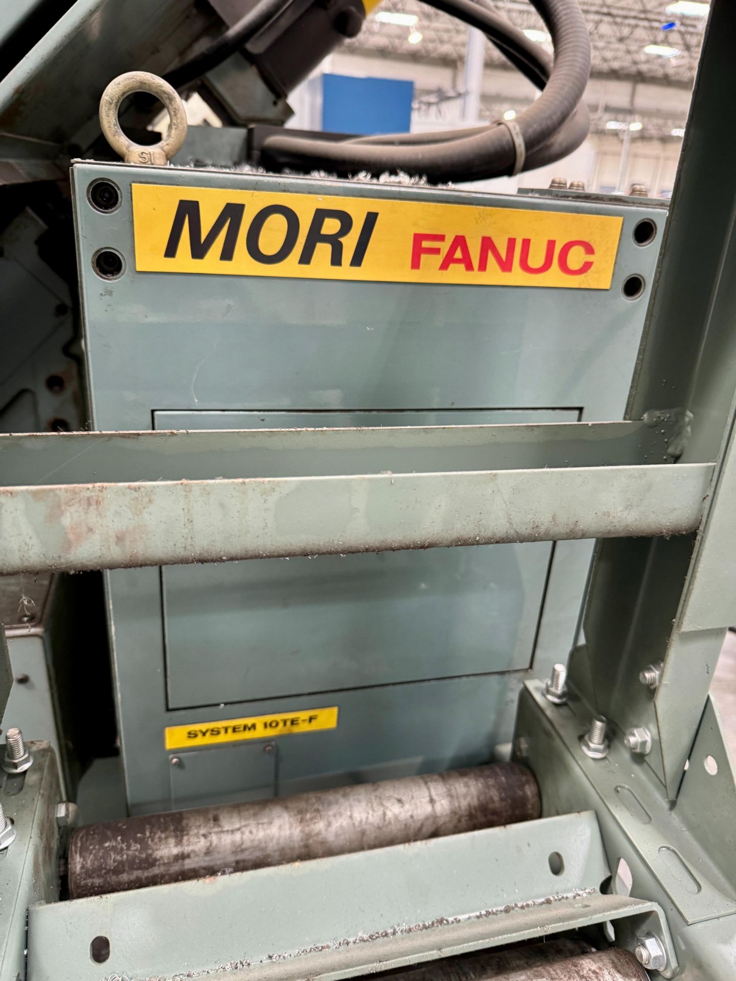 MORI SEIKI SL-1A TURNING CENTER, FANUC SYSTEM 10TE-F CONTROL, TAILSTOCK, CHIP CONVEYOR, S/N 736 - Image 10 of 17