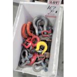 LOT - LIFTING SHACKLES, HOOKS, EYES