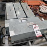 LOT - (5) BRISKHEAT 480V/3-PHASE 2-PLUG DISTRIBUTION BOX, MODEL SLSPLIT-2, CART NOT INCLUDED