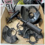 LOT - PLASTIC GUARDS AND HANDLE